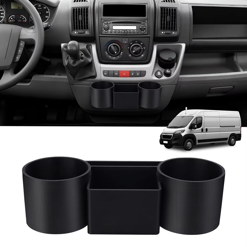 Dual Phone Holder - Center Console Dual Cup Holder For