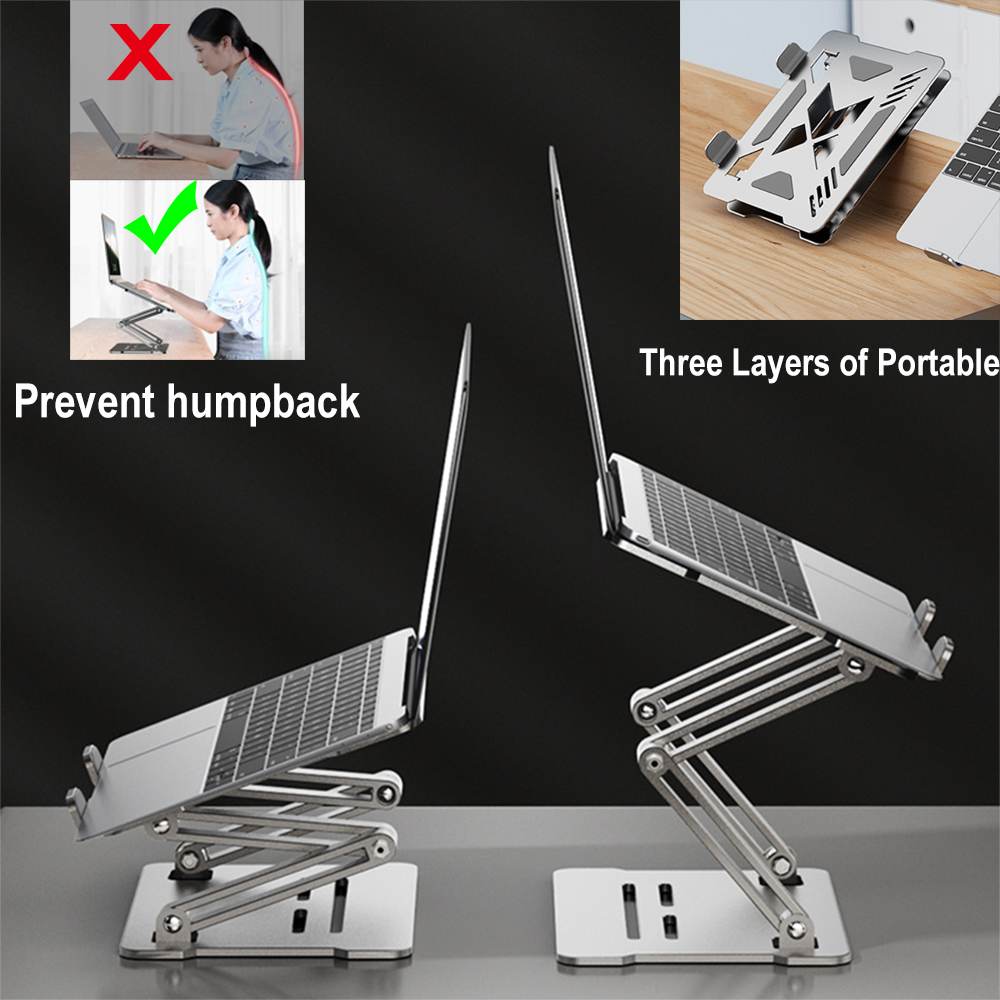 Desk Setup Macbook - Adjustable Desk Laptop Stand For MacBook