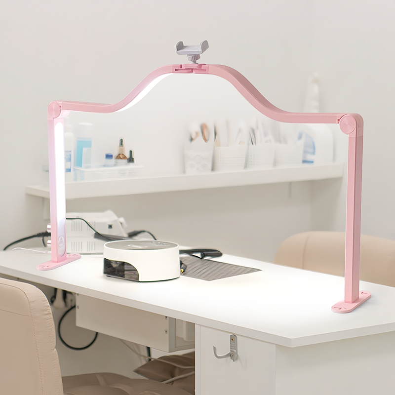 Desk Setup Lamp - 48W Half Moon Nail Lamp Double