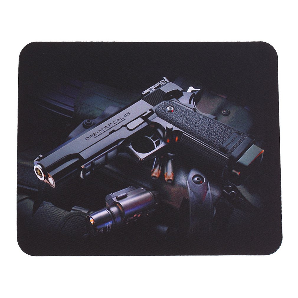 3D Pistol Pattern Laptop Compu - مراجعة Desk Setup Ideas وسعره