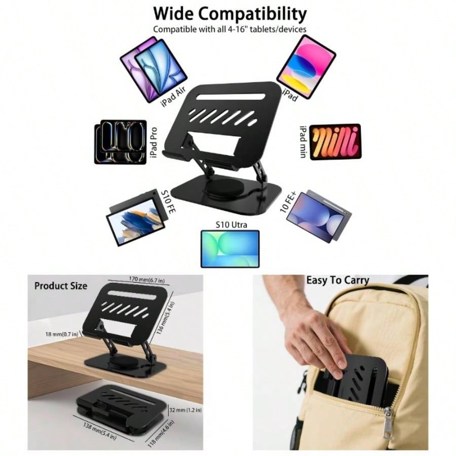 Black Phone Holders Tablet Sta - مراجعة Dual Phone Holder وسعره