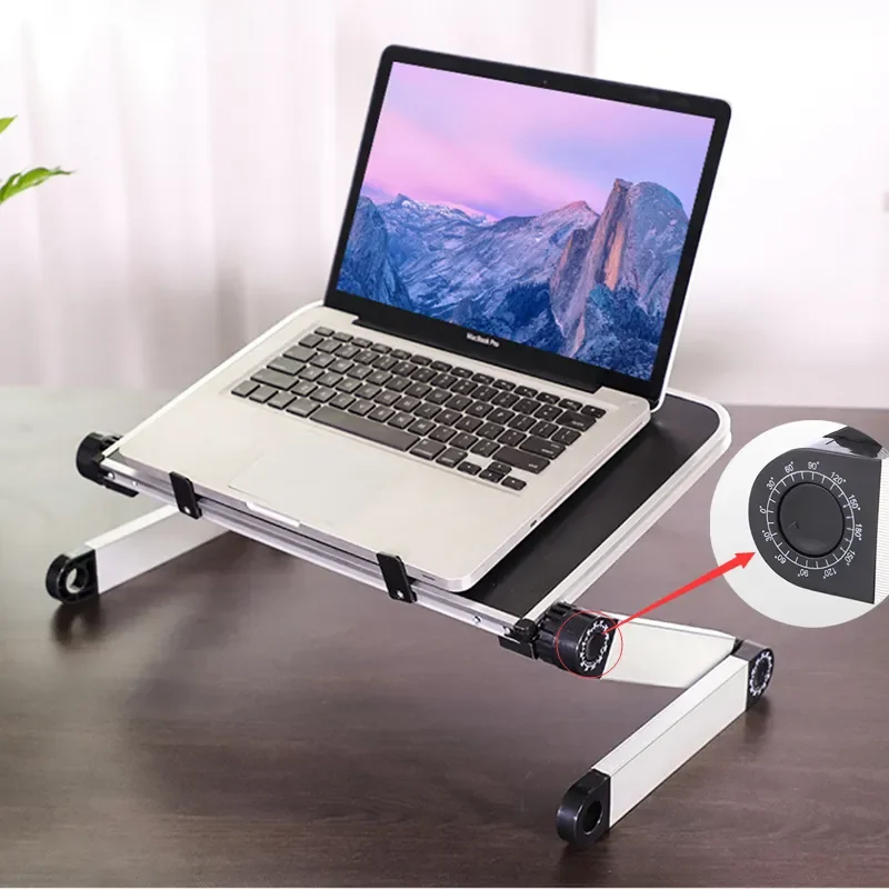 Adjustable Laptop Stand with C - مراجعة Desk Setup Ideas وسعره