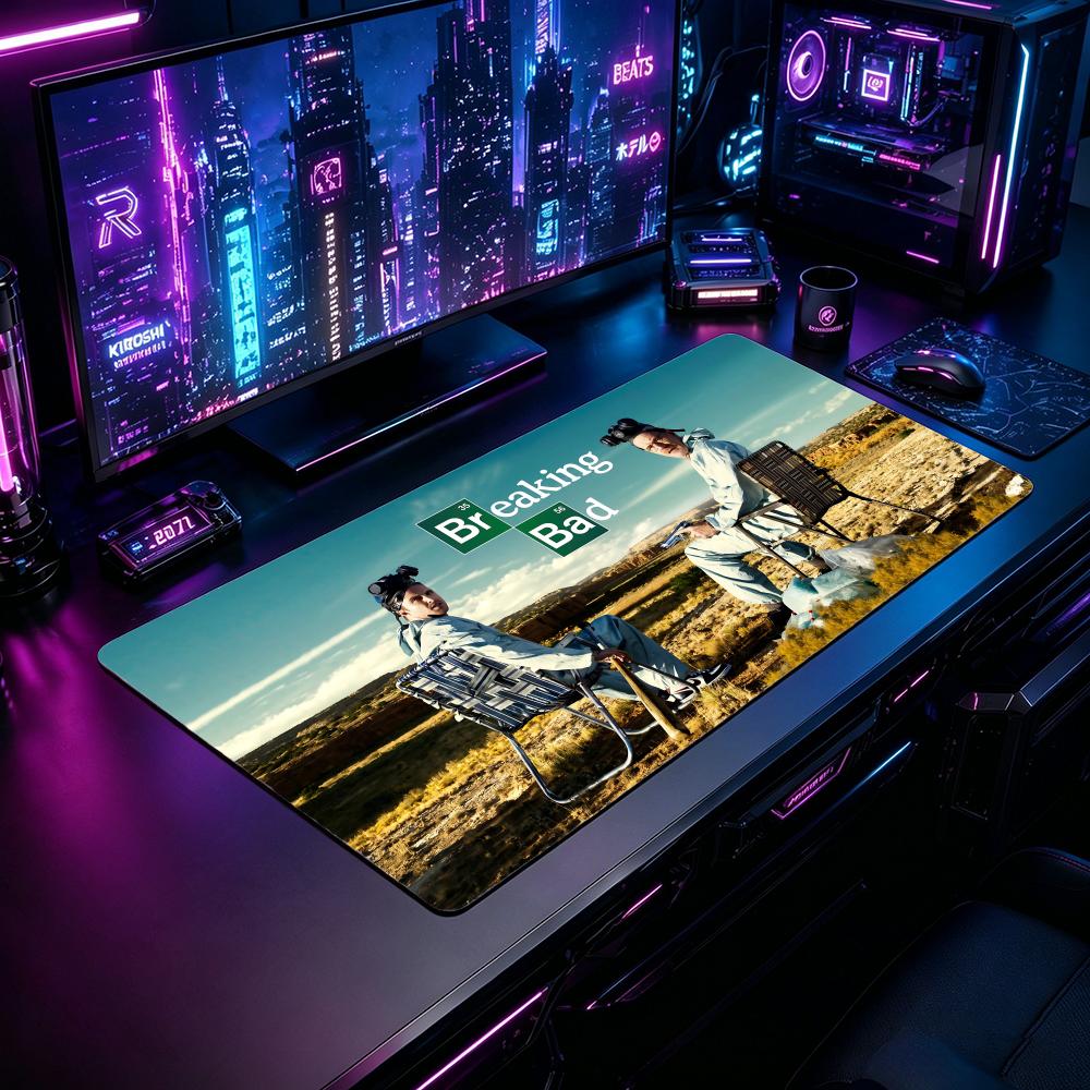 Gaming Mouse Pad BBreaking Bad - مراجعة Desk Setup With Laptop وسعره