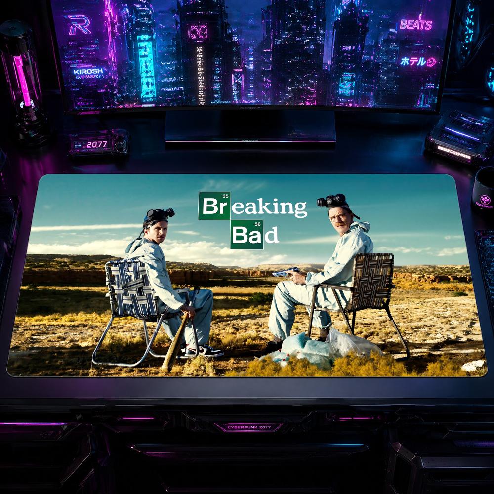 Gaming Mouse Pad BBreaking Bad - مراجعة Desk Setup With Laptop وسعره