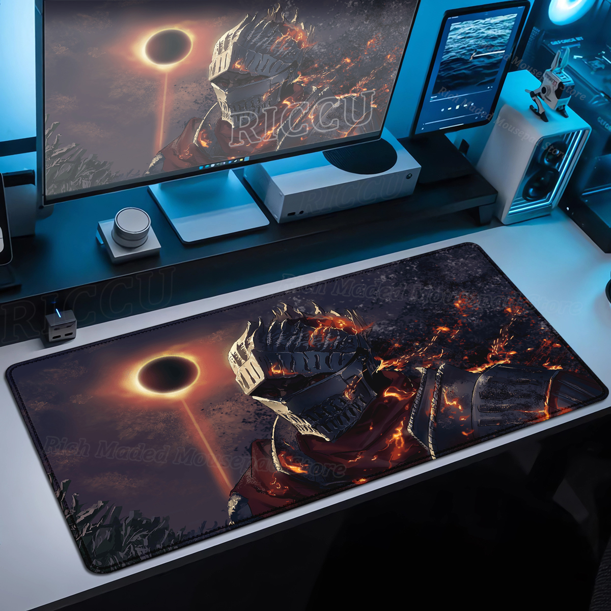 Game Xxl Mousepad Dark Souls M - مراجعة Desk Setup Dark وسعره
