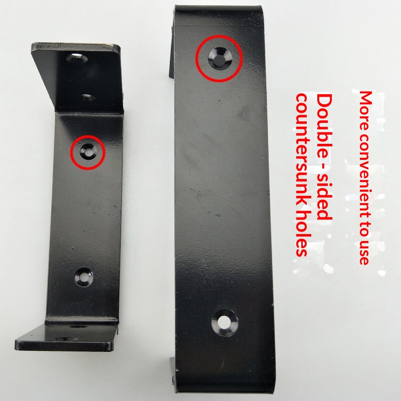 1PCS Black U-shaped Wall-mount - مراجعة Desk Setup Black وسعره