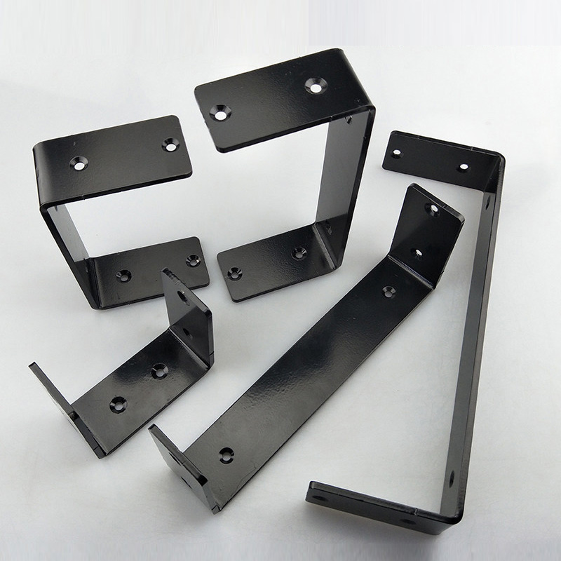 1PCS Black U-shaped Wall-mount - مراجعة Desk Setup Black وسعره