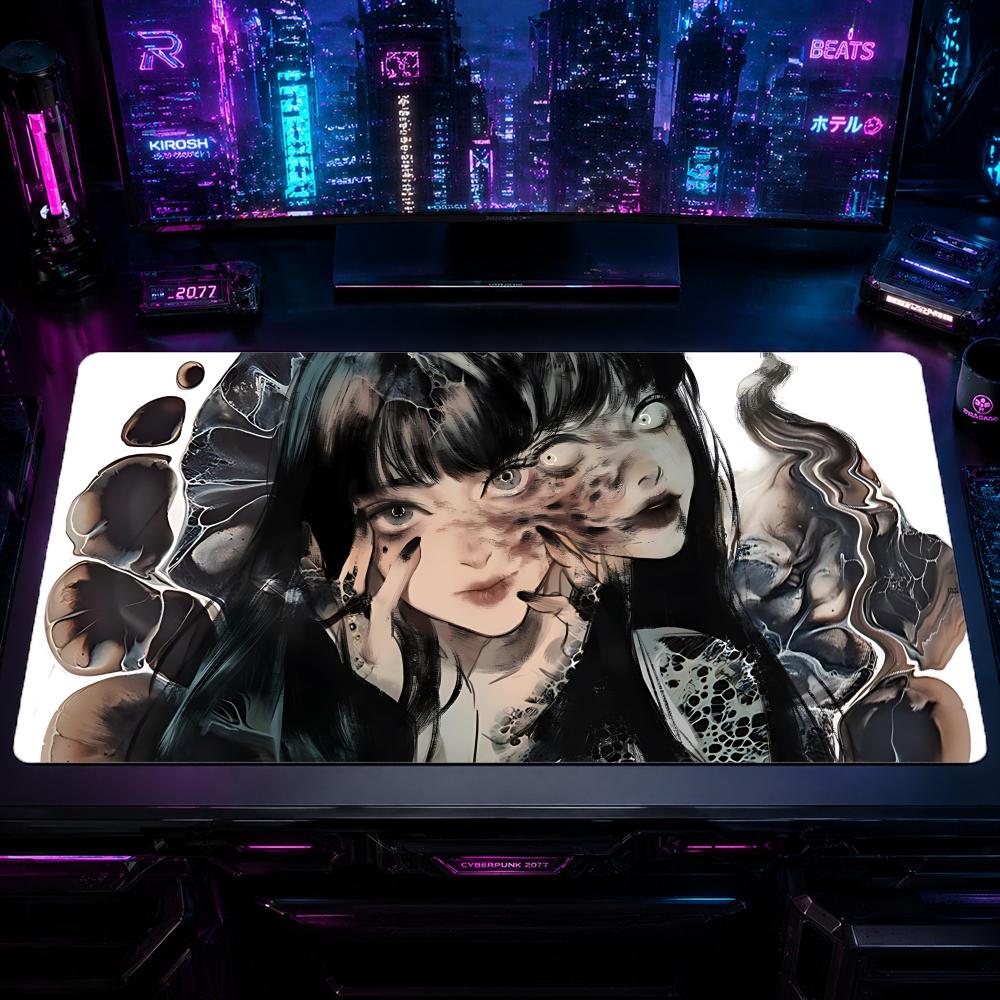 Gaming Mouse Pad JJunji Ito Co - مراجعة Desk Setup With Laptop وسعره