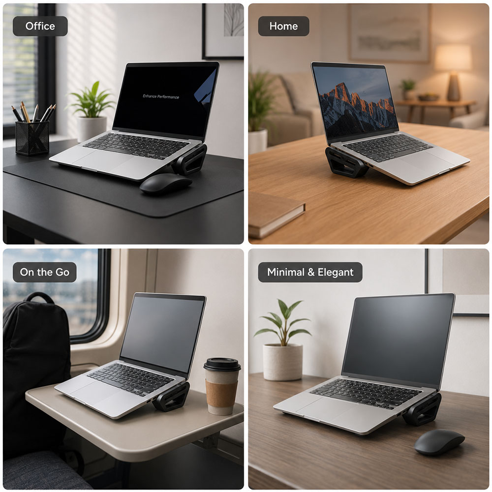 Rafford Laptop Side Stand, Por - مراجعة Desk Setup Macbook وسعره
