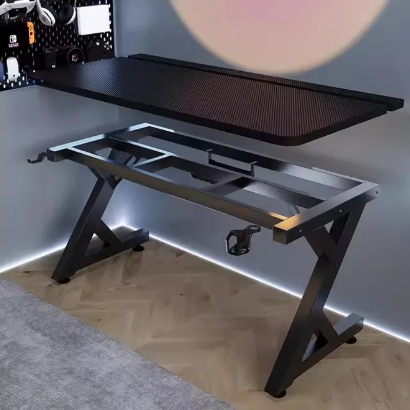 Q Minimalist Black Computer De - مراجعة Desk Setup Black وسعره