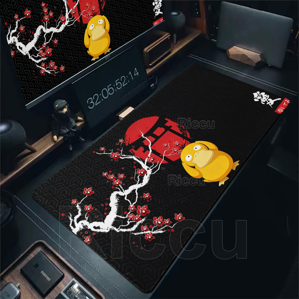Cartoon Pokémon Mouse Pad Non- - مراجعة Desk Setup With Laptop وسعره