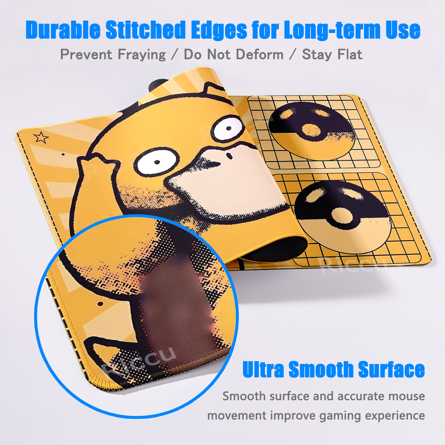 Cartoon Pokémon Mouse Pad Non- - مراجعة Desk Setup With Laptop وسعره