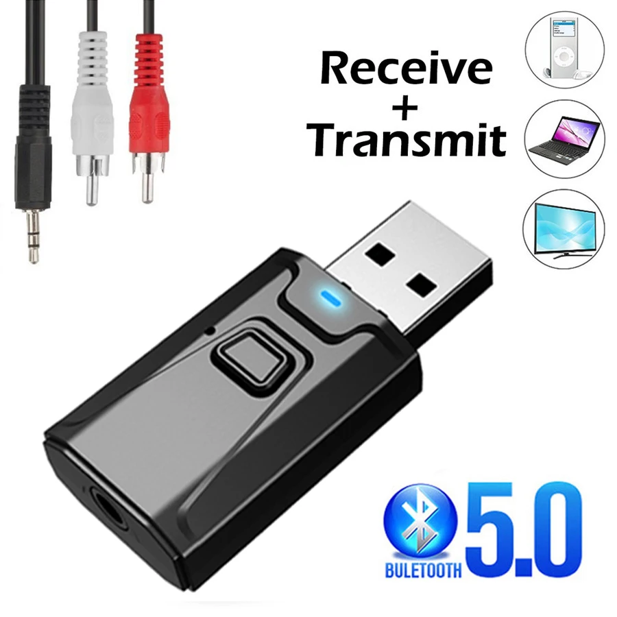 USB Bluetooth 5.0 Transmitter  - مراجعة Desk Hifi Setup وسعره