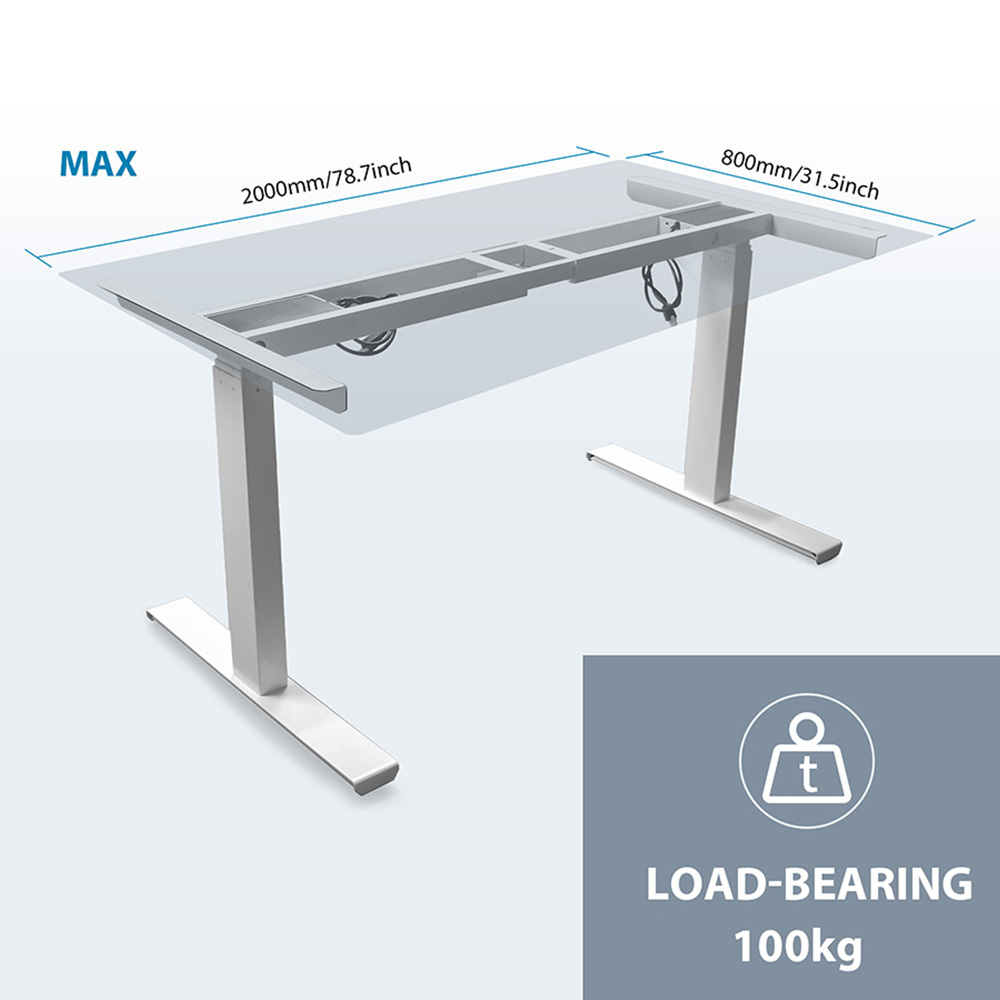 Two/Three Section Electric Lif - مراجعة Desk Setup Ideas وسعره