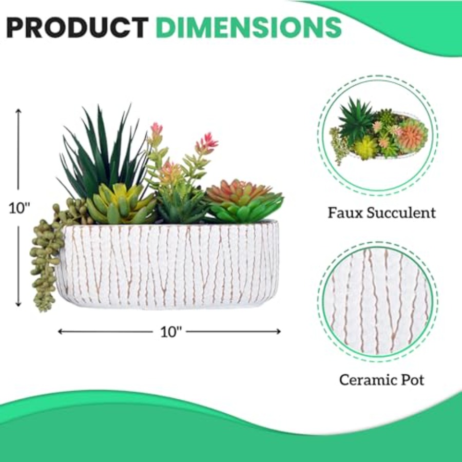 Fake House Plants Artificial - - مراجعة Plant Pot Small Desk وسعره
