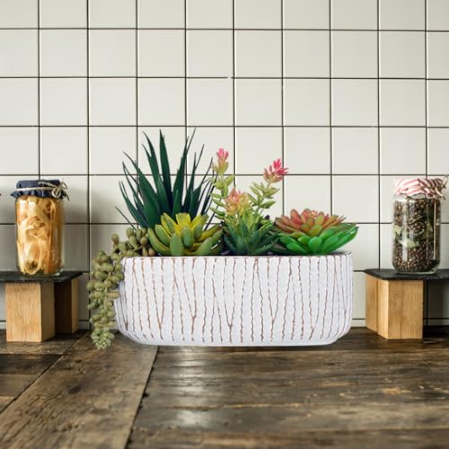 Fake House Plants Artificial - - مراجعة Plant Pot Small Desk وسعره