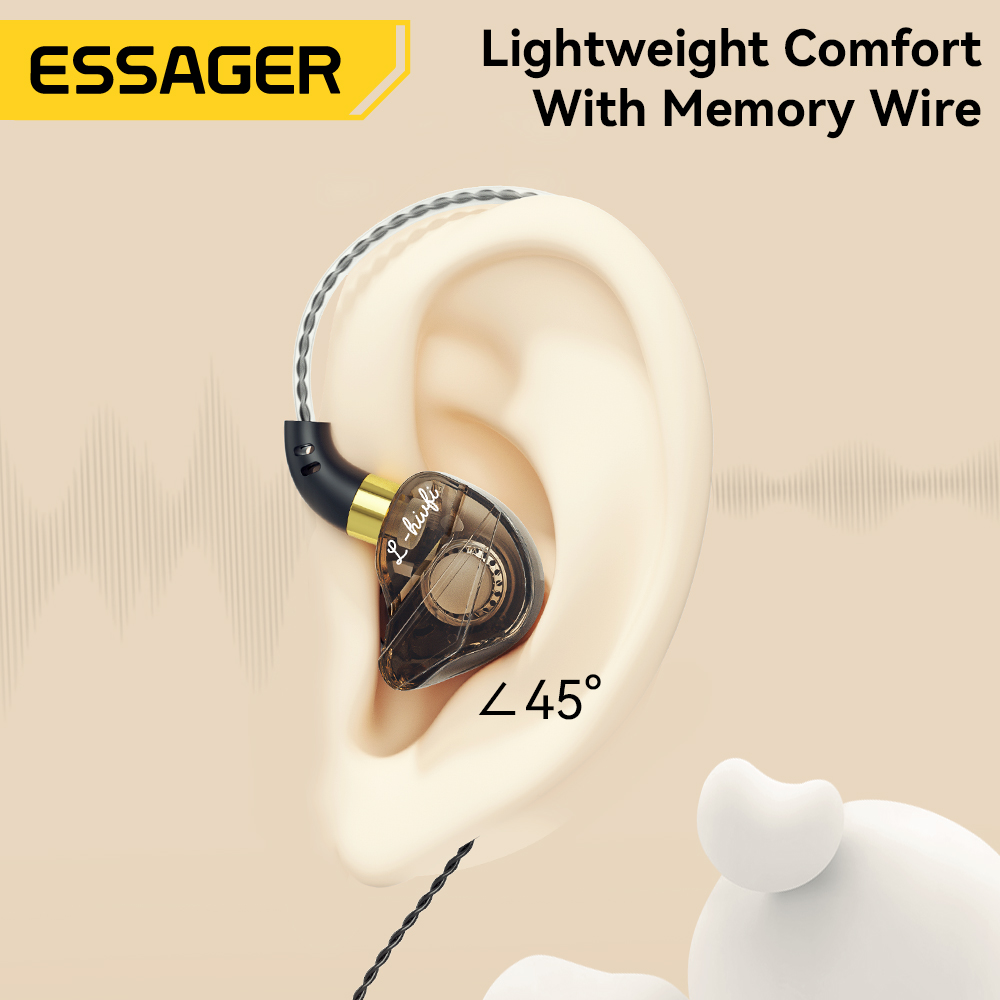 Essager 3.5mm In Ear Wired Hea - مراجعة Desk Hifi Setup وسعره