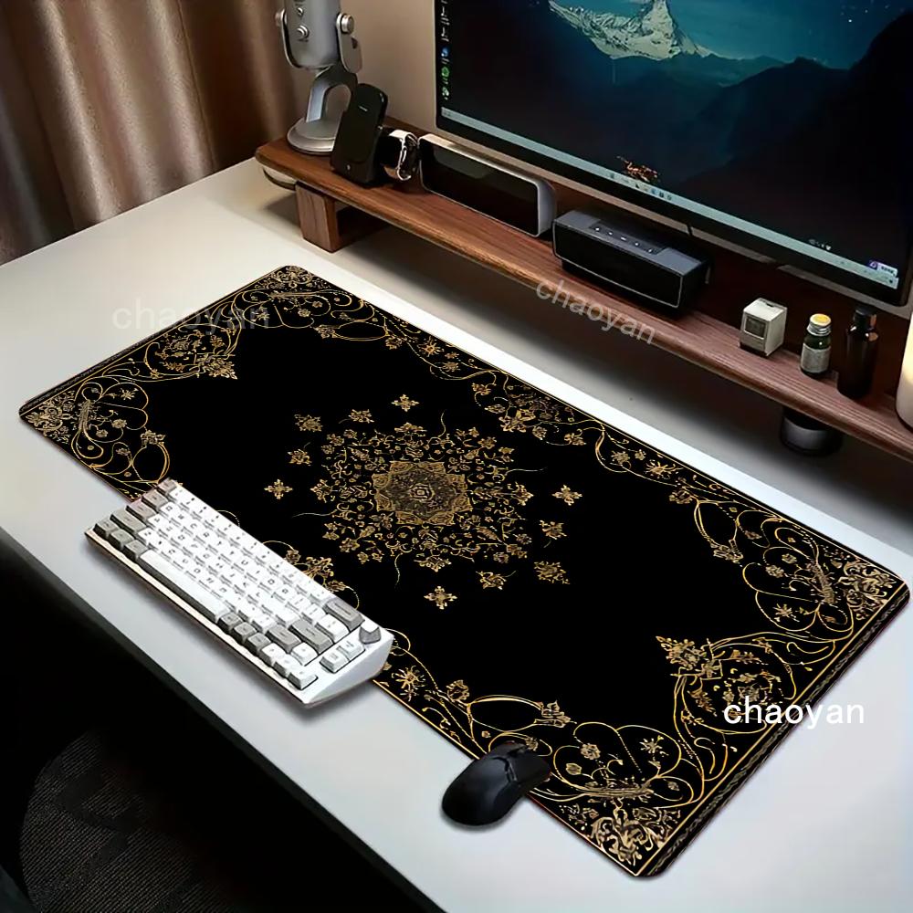 New black Persian Carpet Myste - مراجعة Desk Setup Black وسعره