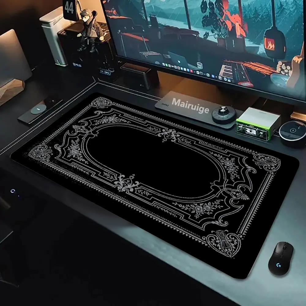 New black Persian Carpet Myste - مراجعة Desk Setup Black وسعره