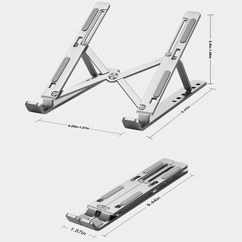 Metal Portable Foldable Laptop - مراجعة Desk Setup Macbook وسعره