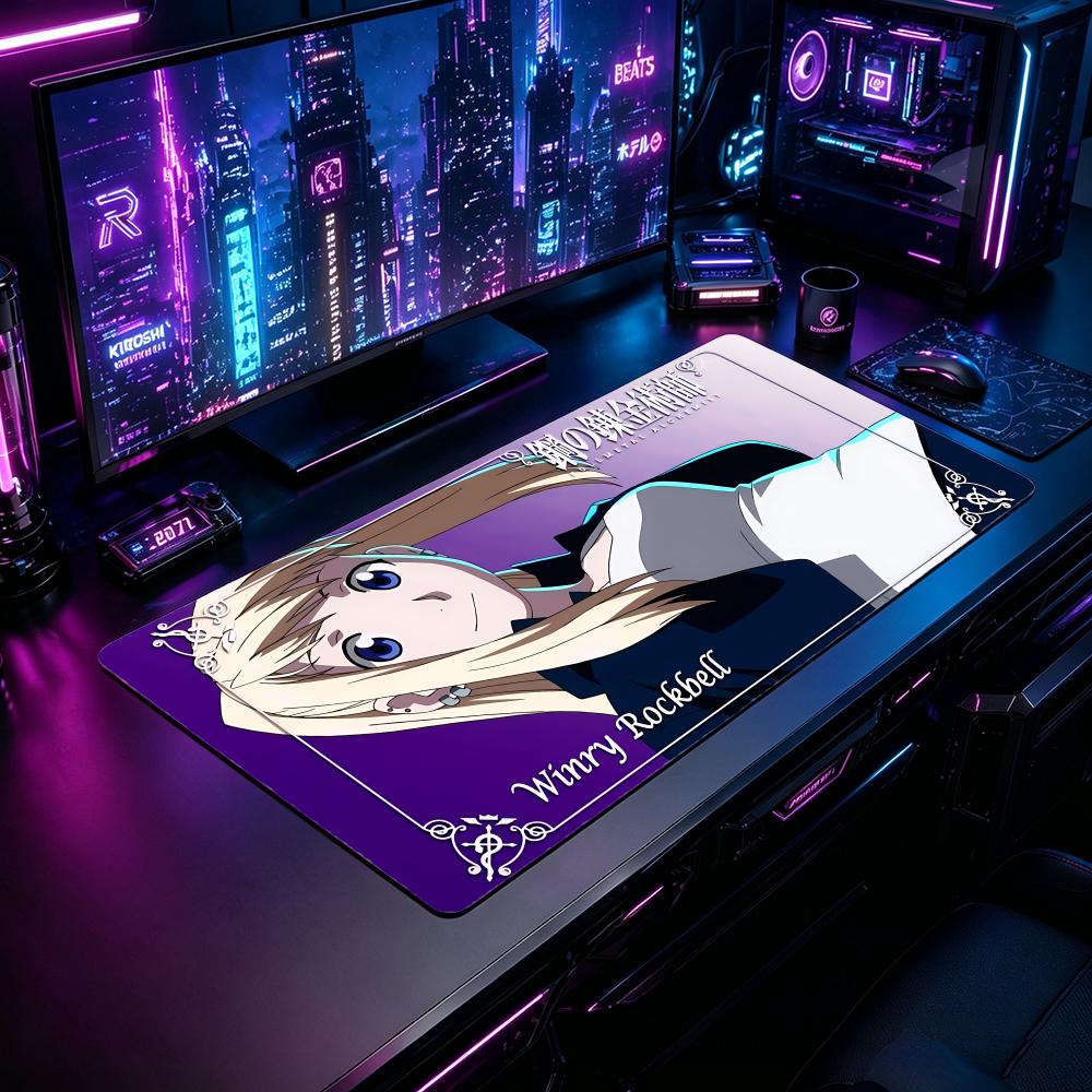 Gaming Mouse Pad FFullmetal Al - مراجعة Desk Setup With Laptop وسعره