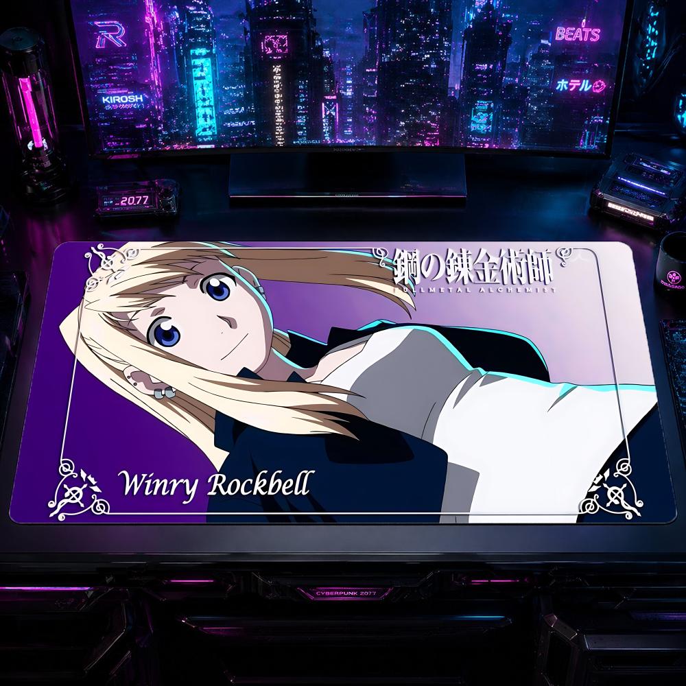 Gaming Mouse Pad FFullmetal Al - مراجعة Desk Setup With Laptop وسعره