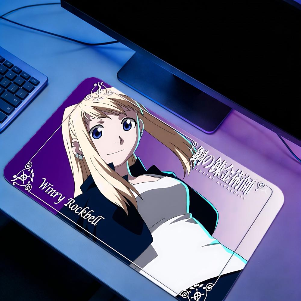 Gaming Mouse Pad FFullmetal Al - مراجعة Desk Setup With Laptop وسعره