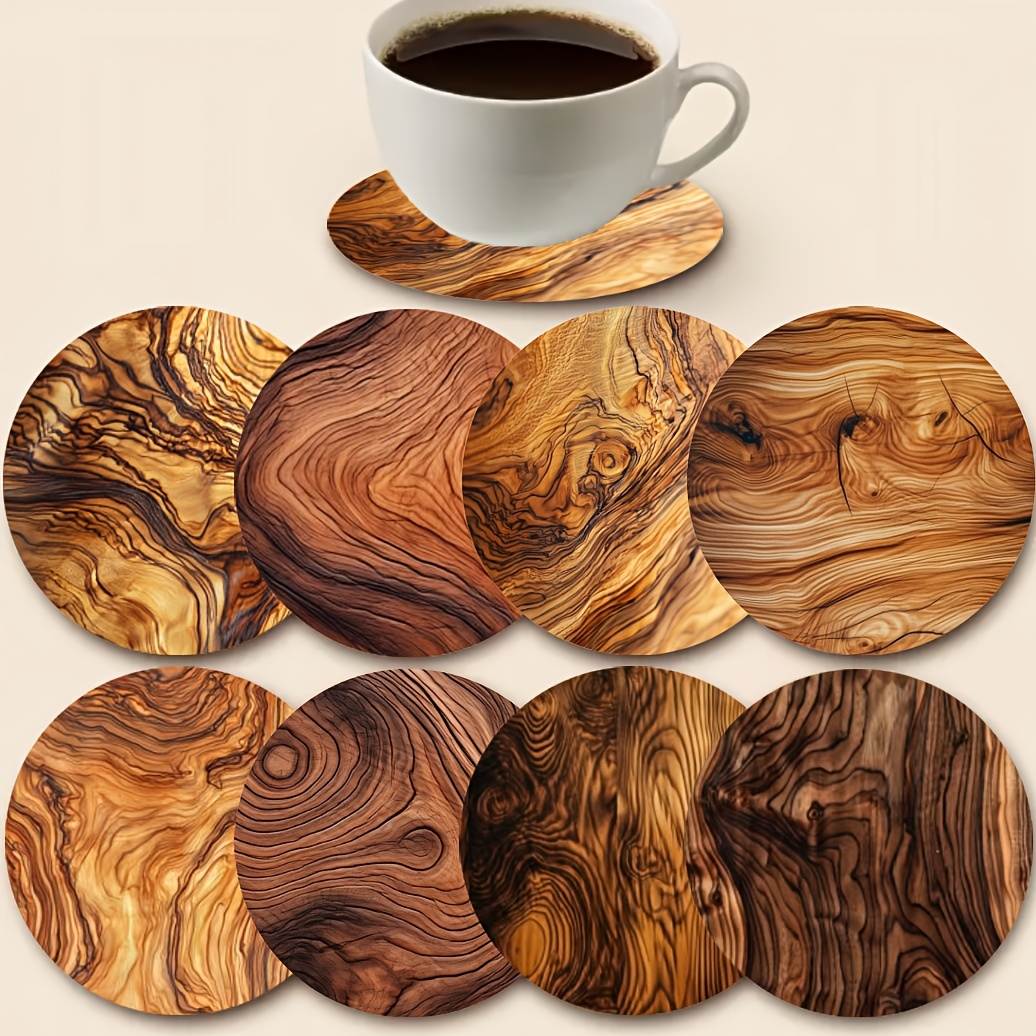 2D Retro Elegant Dark Wood Gra - مراجعة Desk Setup Dark وسعره