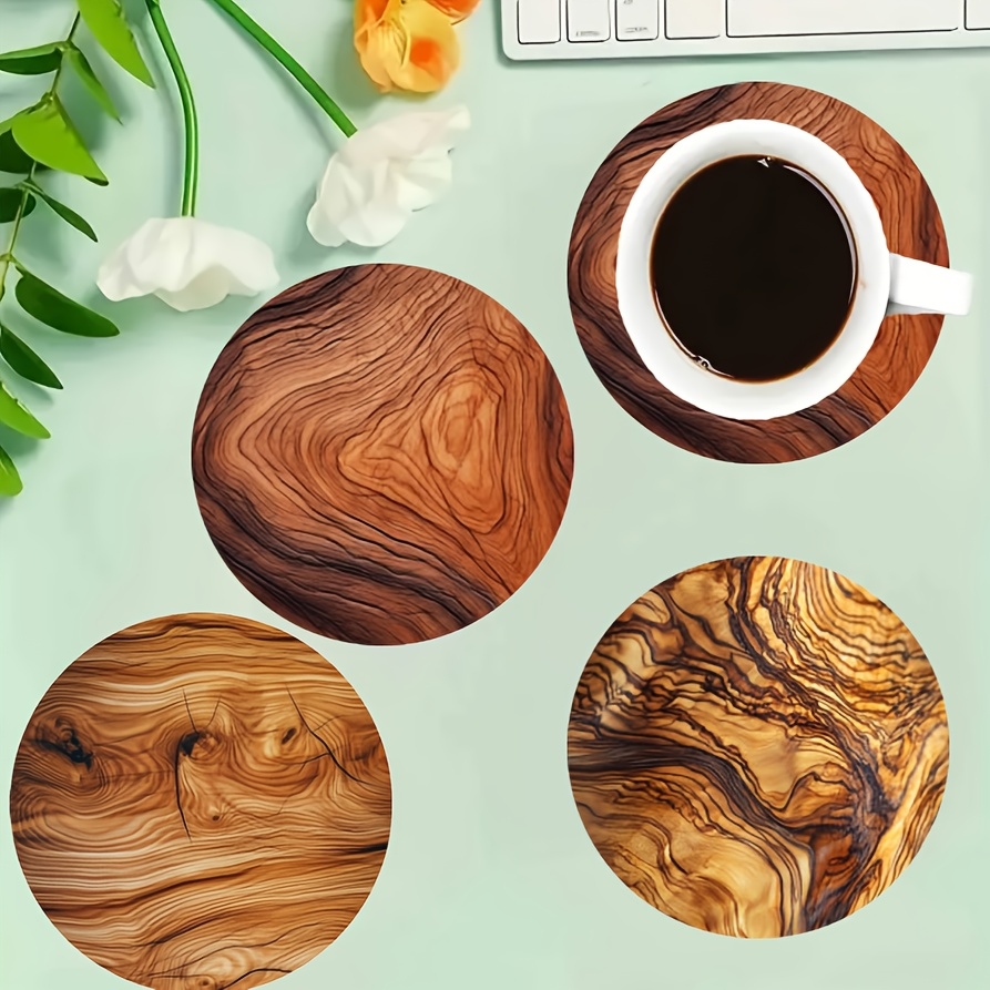 2D Retro Elegant Dark Wood Gra - مراجعة Desk Setup Dark وسعره
