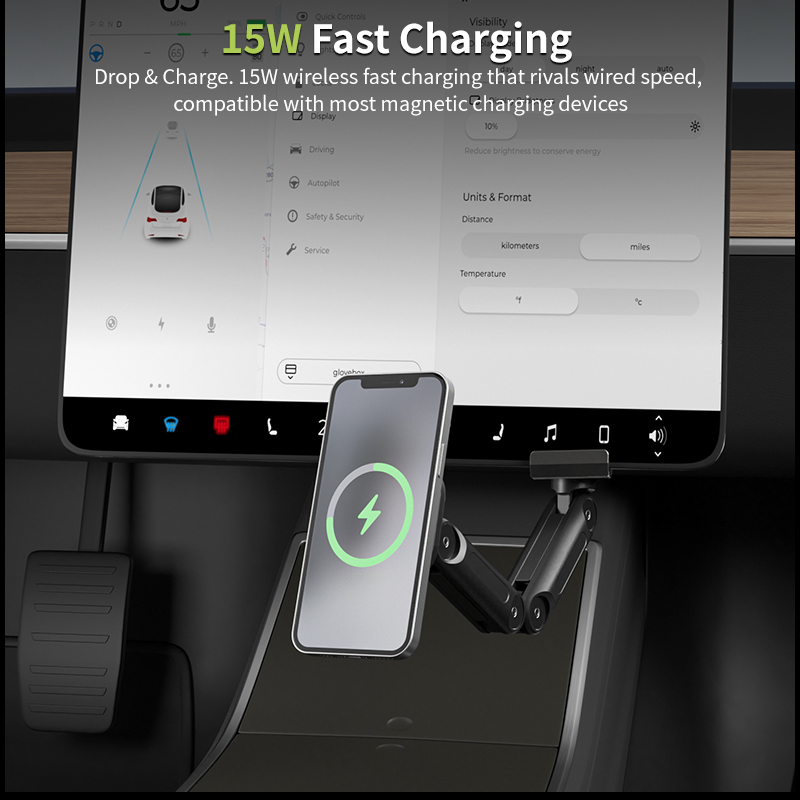 Foldable wireless magnetic pho - مراجعة Dual Phone Holder وسعره
