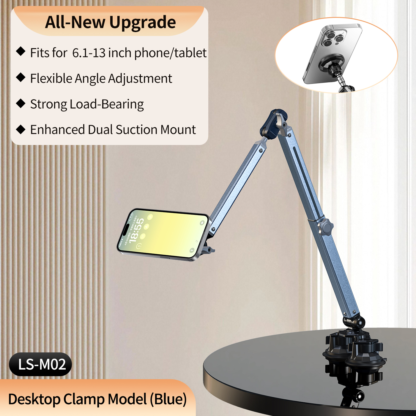 Heavy Duty Magnetic Tablet Laz - مراجعة Dual Phone Holder وسعره