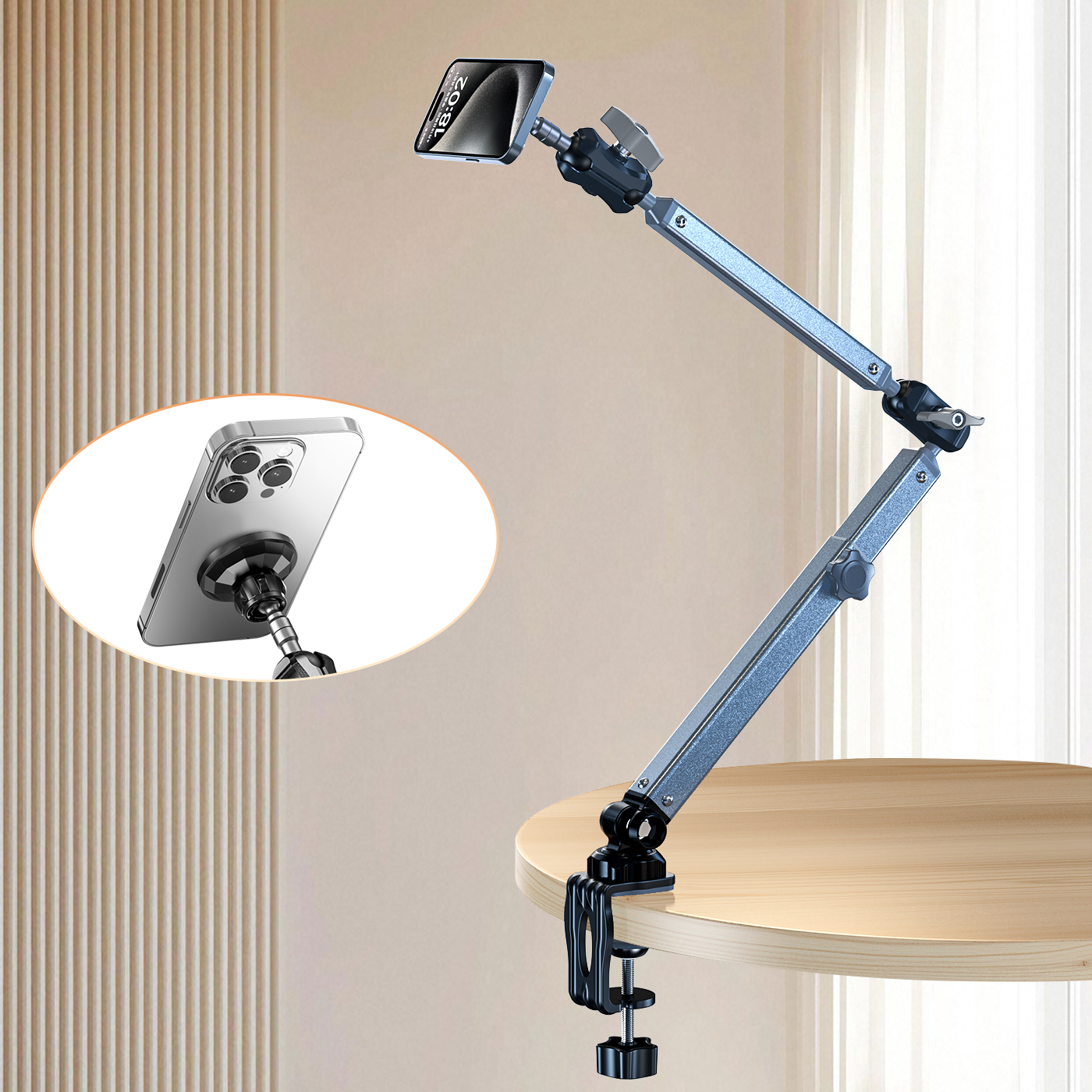 Heavy Duty Magnetic Tablet Laz - مراجعة Dual Phone Holder وسعره