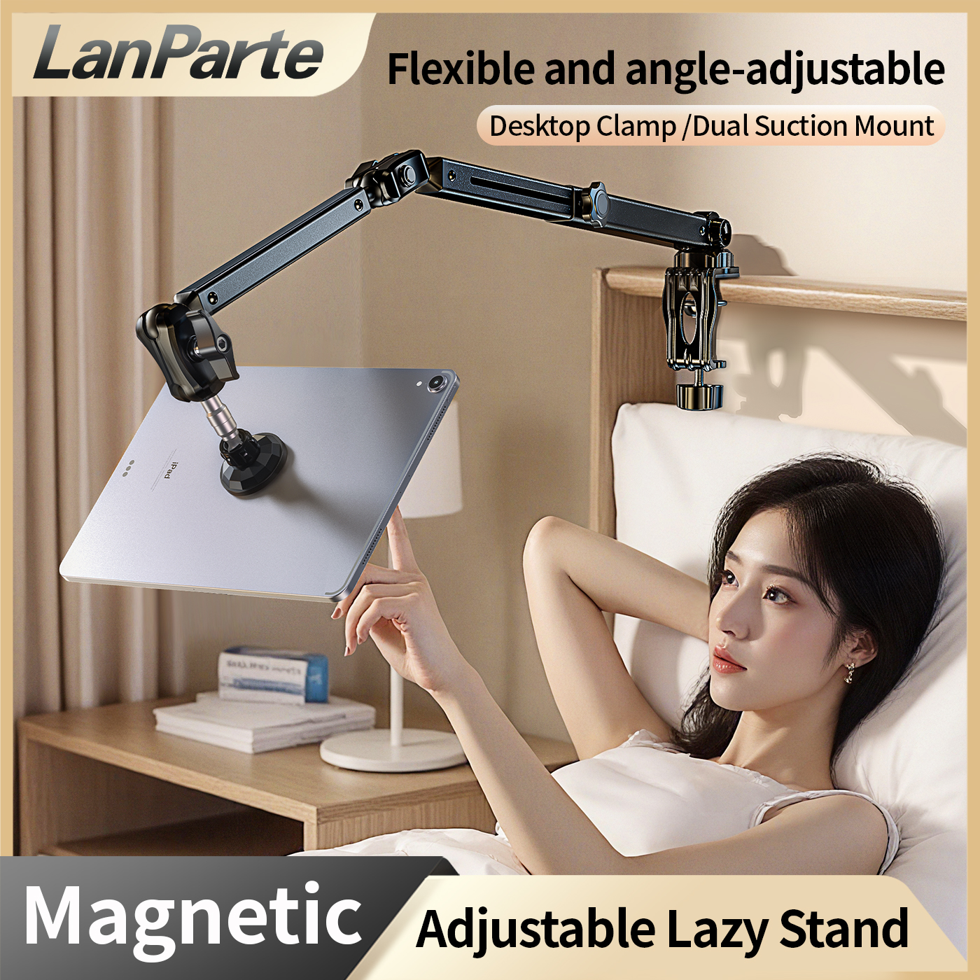 Heavy Duty Magnetic Tablet Laz - مراجعة Dual Phone Holder وسعره