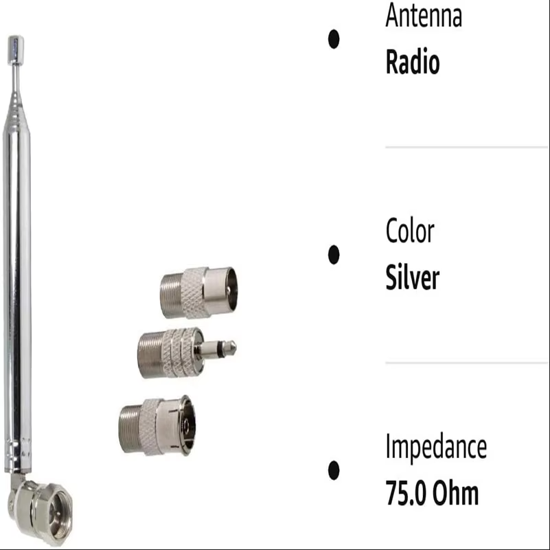 FM Radio Antenna Indoor FM Tel - مراجعة Desk Hifi Setup وسعره