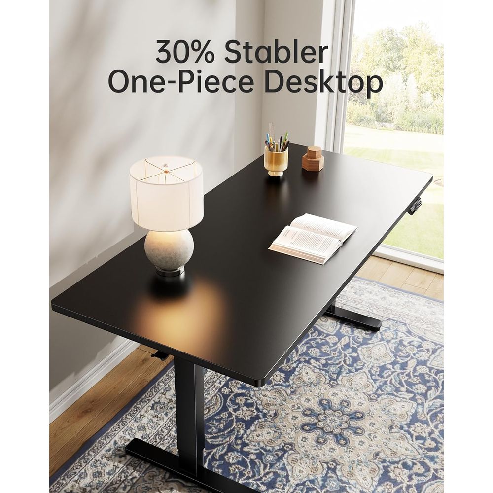 Electric Standing Desk, Whole  - مراجعة Desk Setup With Laptop وسعره