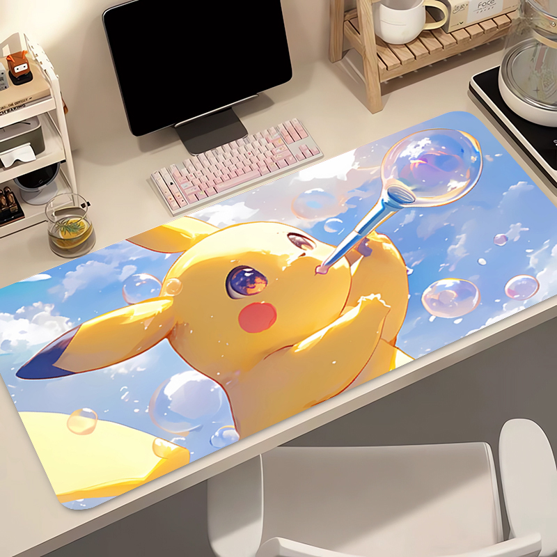 Anime Mouse Pad 90x40cm Pokemo - مراجعة Desk Setup Ideas وسعره