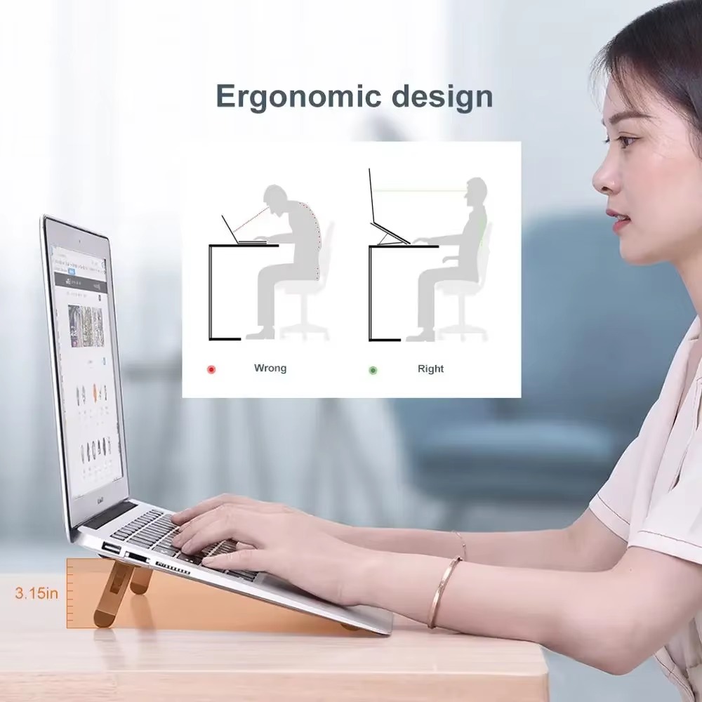 Eary Portable Laptop Stand For - مراجعة Desk Setup Macbook وسعره