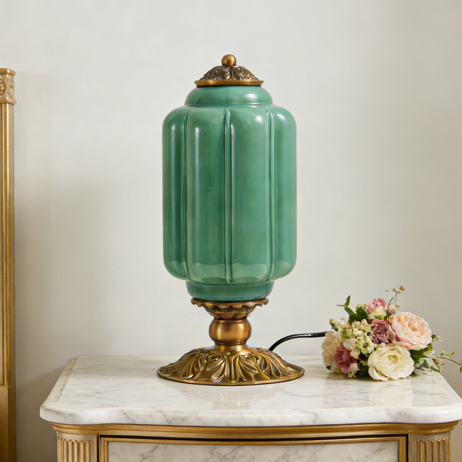 Nordic Vintage Milk Glass Tabl - مراجعة Desk Setup Lamp وسعره