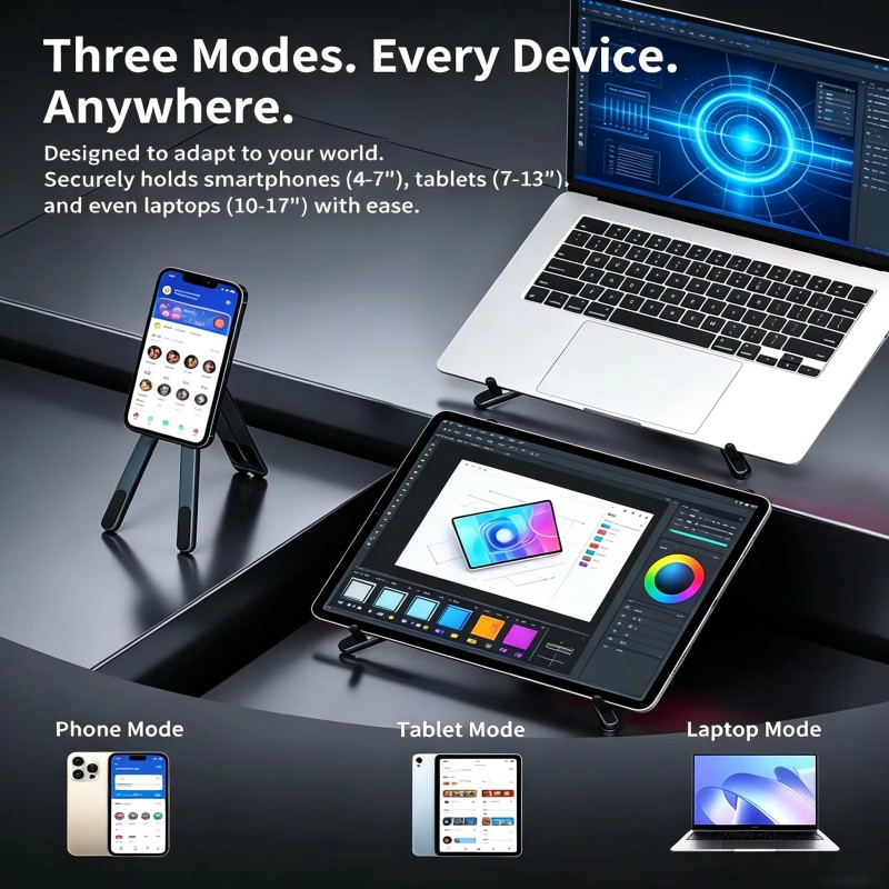 Magnetic Phone Holder Laptop A - مراجعة Desk Setup Macbook وسعره