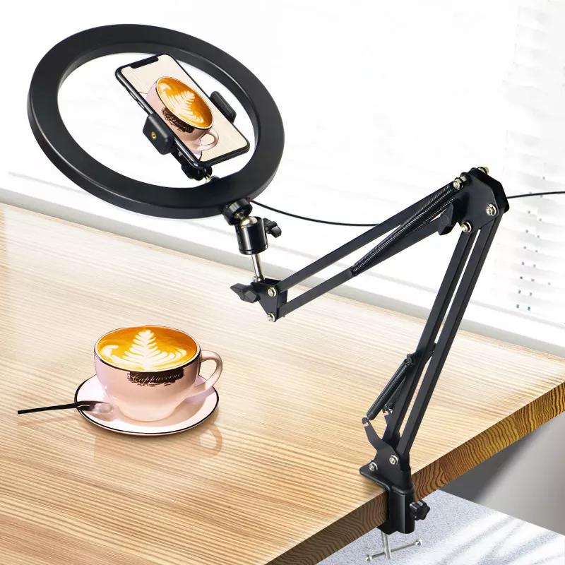 Nice Overhead Tripod With Ring - مراجعة Desk Setup Lamp وسعره