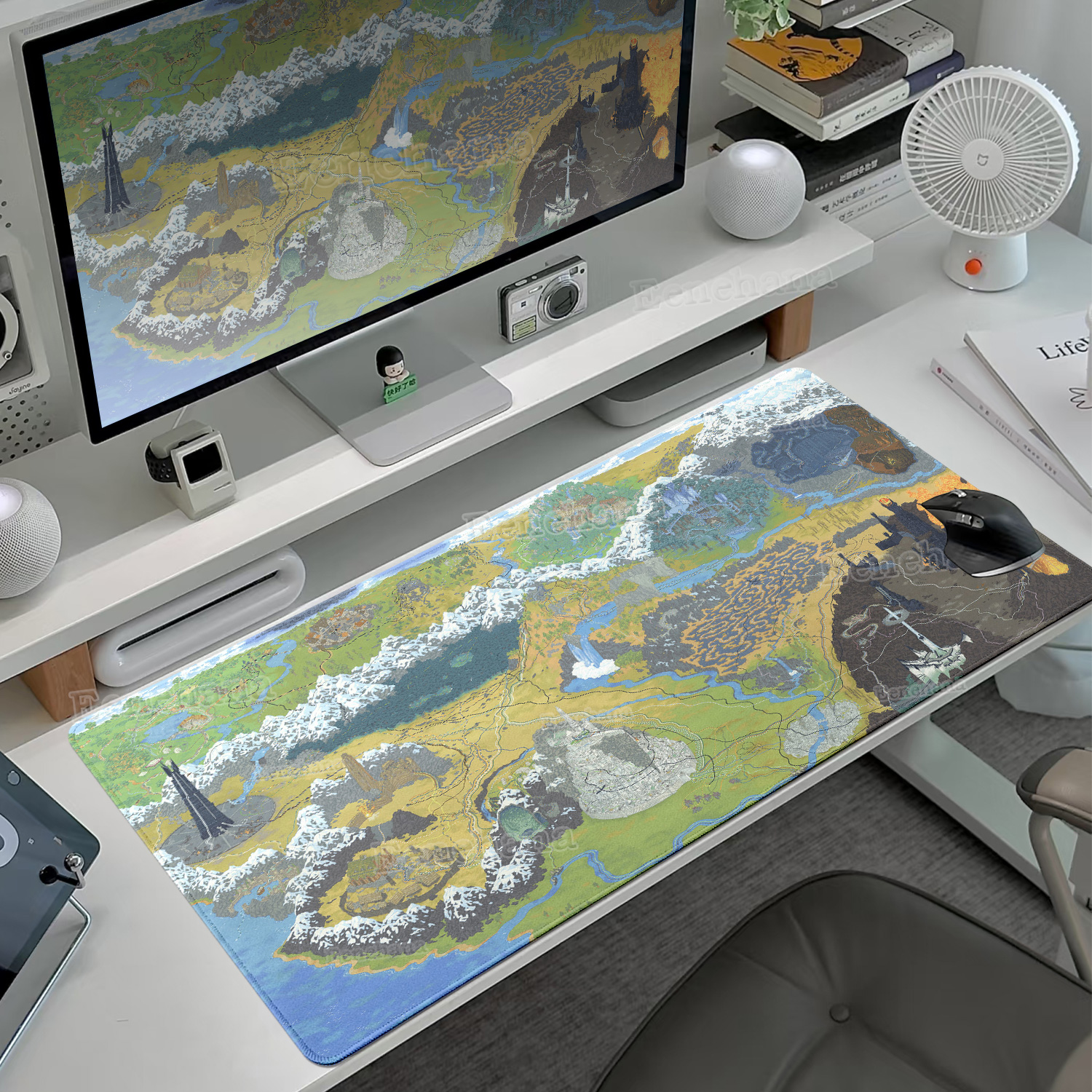The L-Lord of The Ring Large G - مراجعة Desk Setup With Laptop وسعره