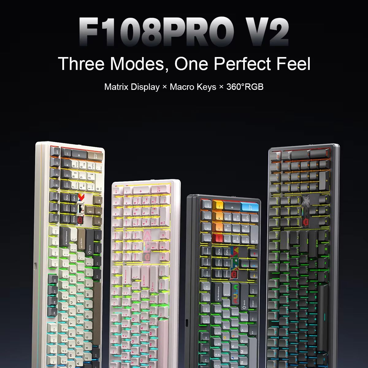 AULA F108 PRO V2 Mechanical Ke - مراجعة Desk Hifi Setup وسعره