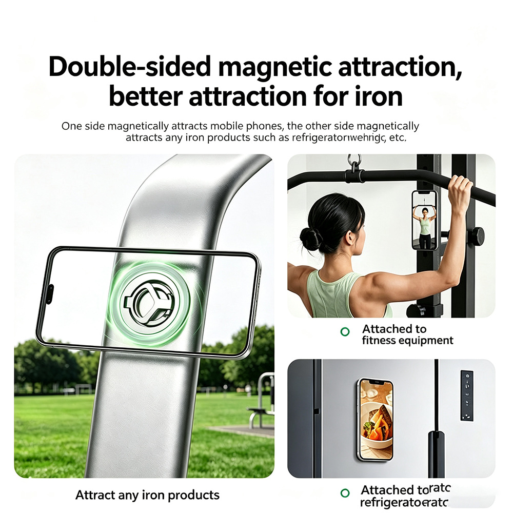UGREEN Dual-sided Magnetic Pho - مراجعة Dual Phone Holder وسعره