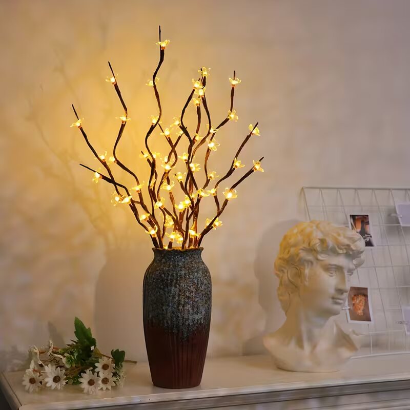 1/2PC 20LED Cherry Blossom Tre - مراجعة Desk Setup Lamp وسعره