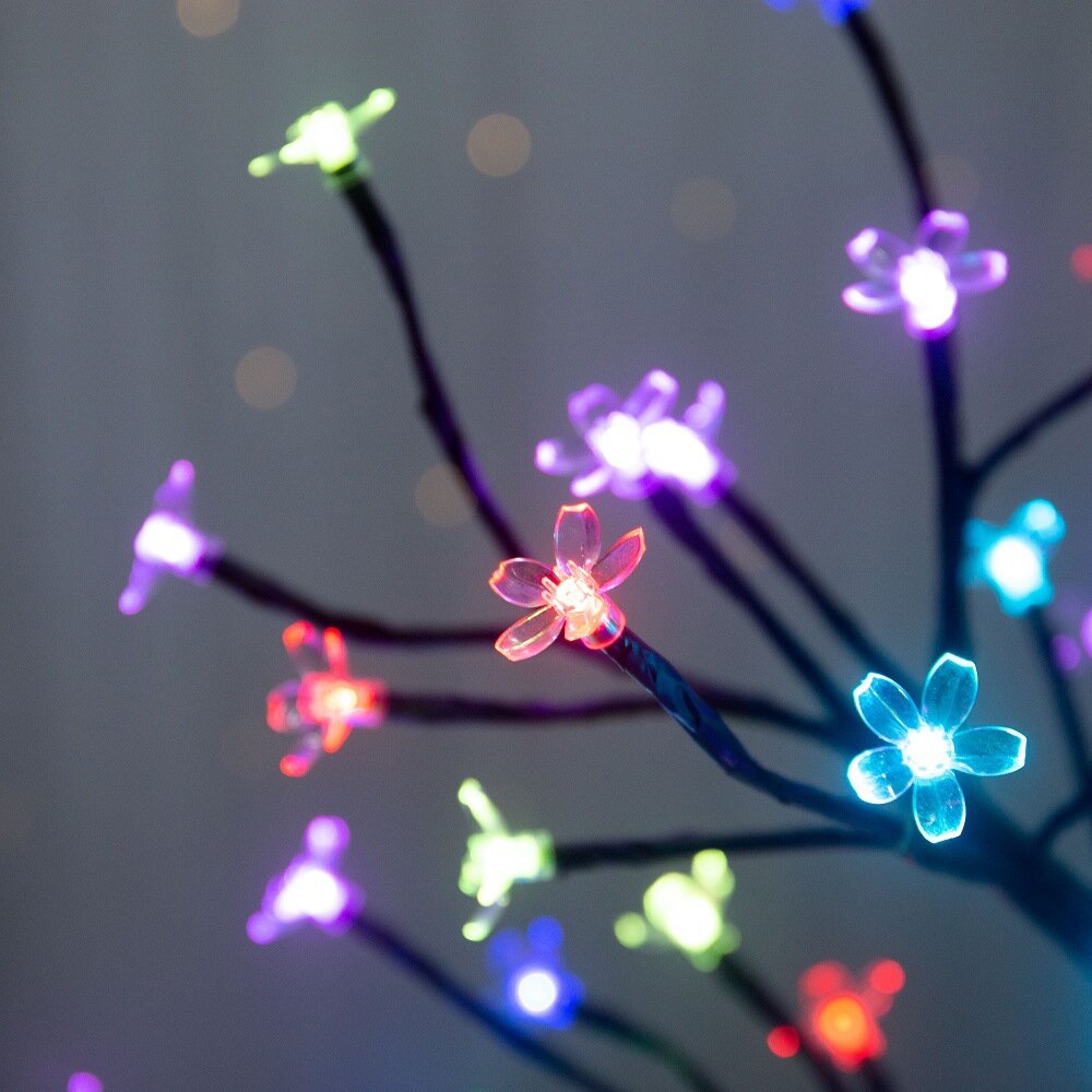 1/2PC 20LED Cherry Blossom Tre - مراجعة Desk Setup Lamp وسعره