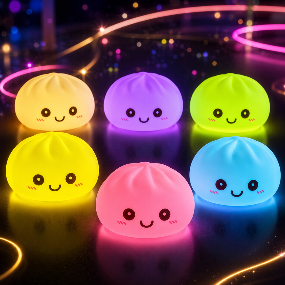 New Dumpling Night Lights Glow - مراجعة Desk Setup Lamp وسعره