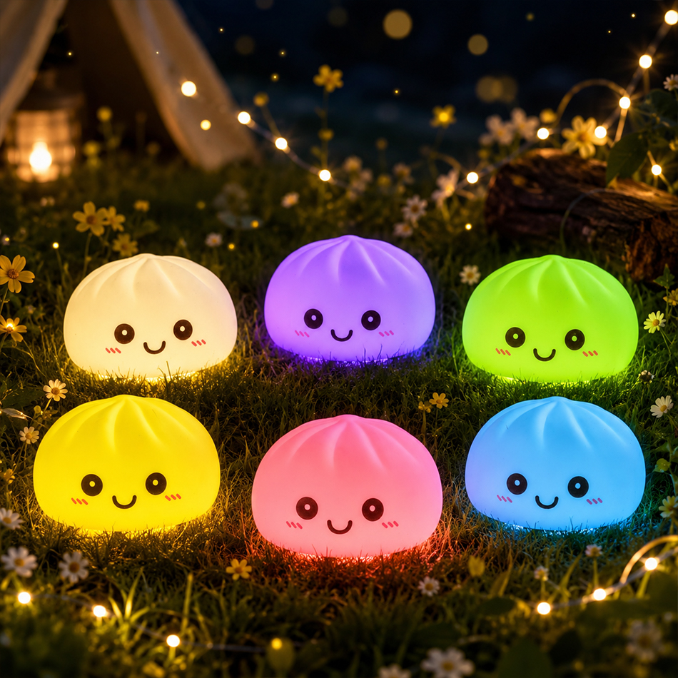 New Dumpling Night Lights Glow - مراجعة Desk Setup Lamp وسعره