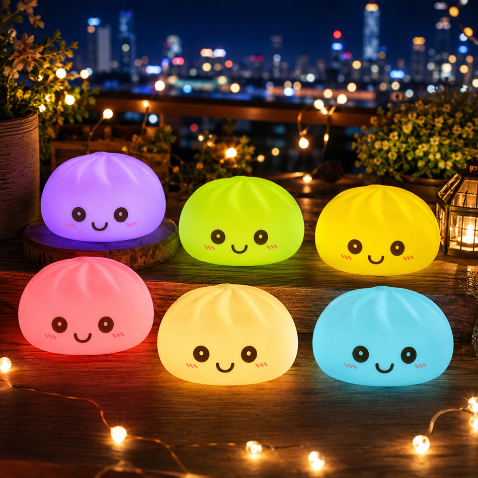 New Dumpling Night Lights Glow - مراجعة Desk Setup Lamp وسعره