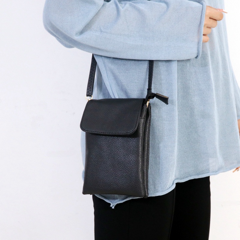 Women Leather Crossbody Phone  - مراجعة Dual Phone Holder وسعره