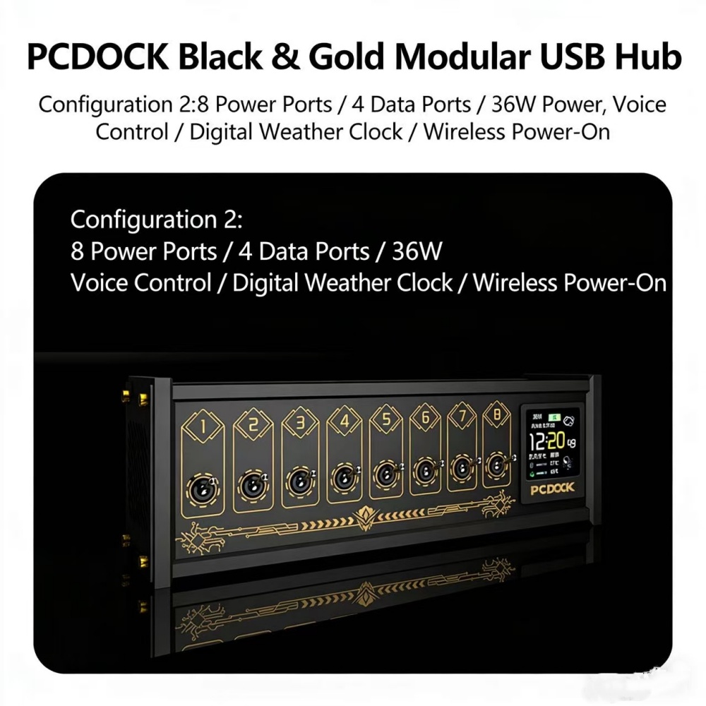 PCDOCK Block USB Desktop Power - مراجعة Desk Setup With Laptop وسعره
